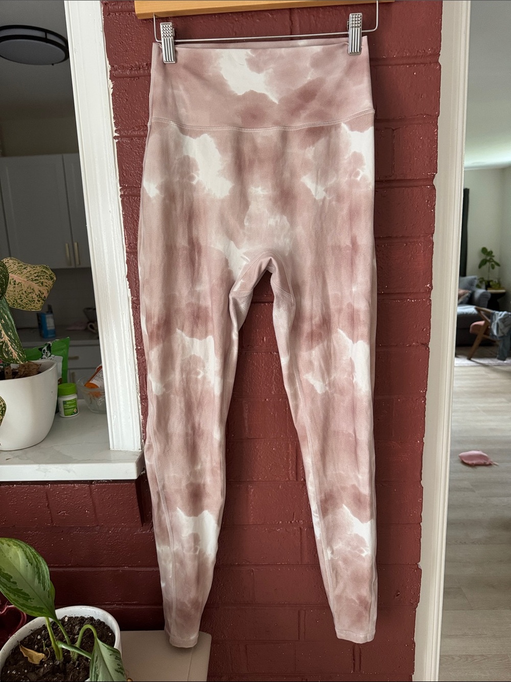Buffbunny Collection Legacy Legging Beige Swirl Print Medium